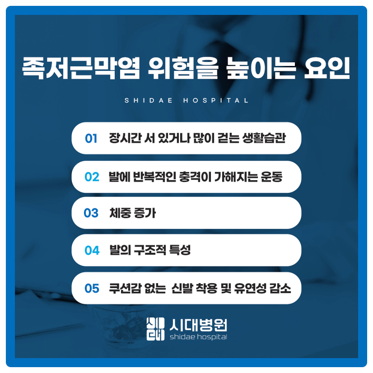 발바닥의 족저근막 위치와 발뒤꿈치 주변 구조를 보여주는 이미지